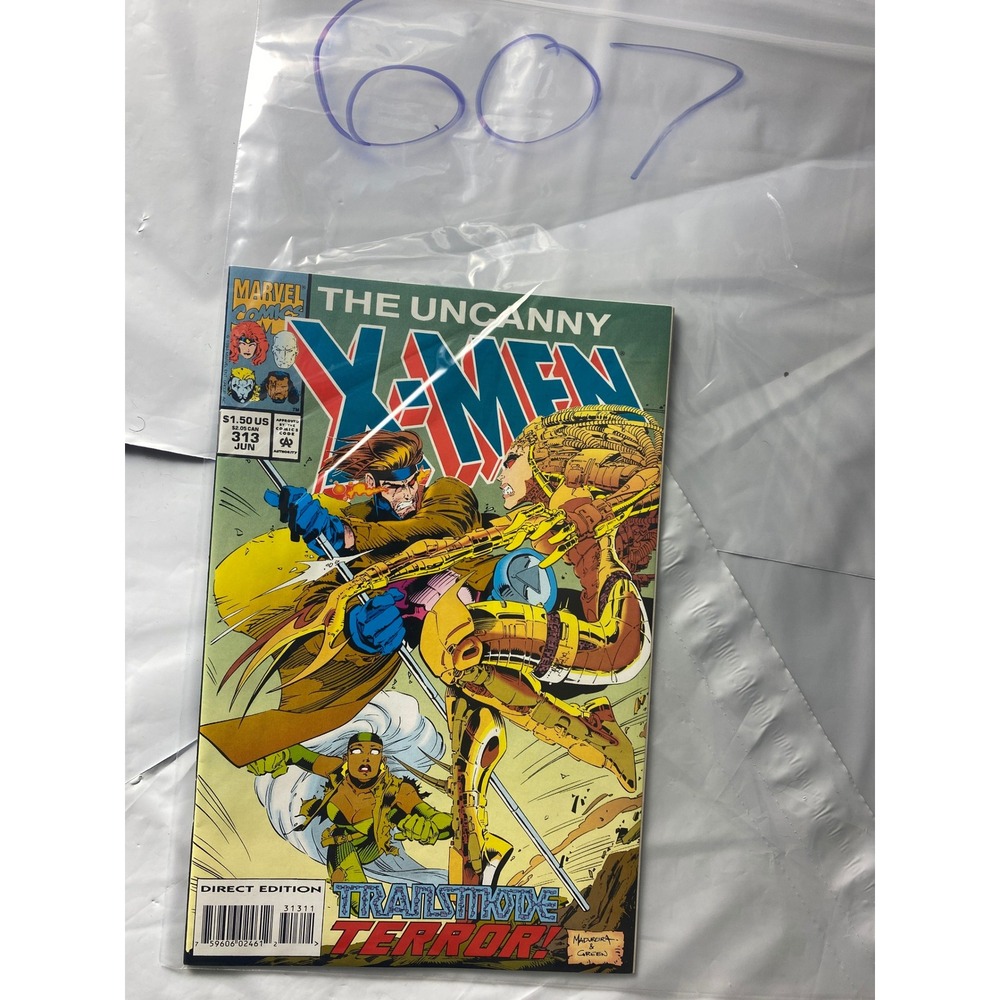 The Uncanny X-Men Comic Book Issue 313 Direct Edition‎ 1994 Gambit Storm Marvel
